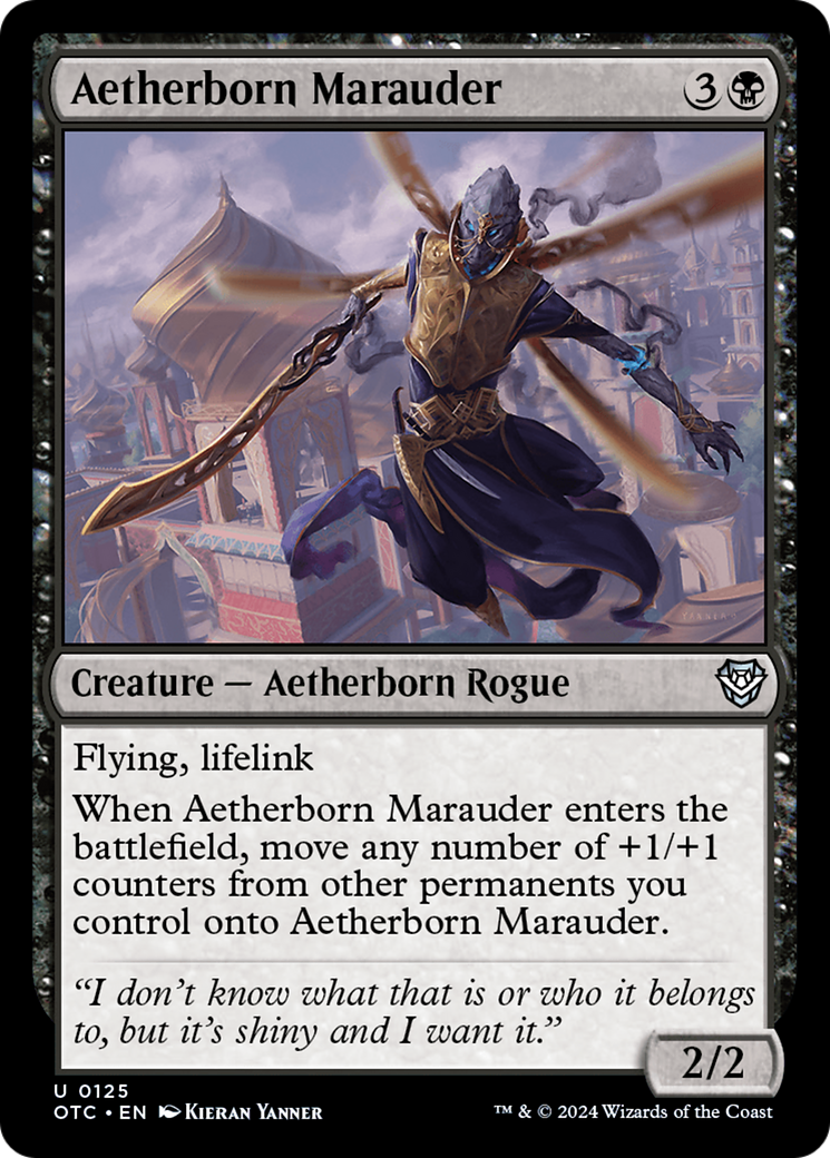 Aetherborn Marauder [Outlaws of Thunder Junction Commander] MTG Single Magic: The Gathering | Red Claw Gaming