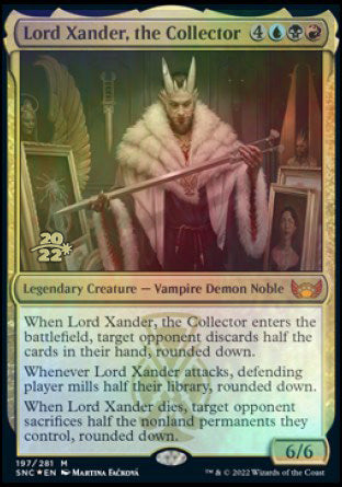 Lord Xander, the Collector [Streets of New Capenna Prerelease Promos] MTG Single Magic: The Gathering | Red Claw Gaming
