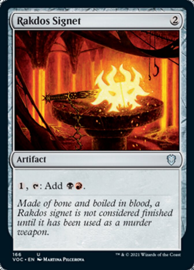 Rakdos Signet [Innistrad: Crimson Vow Commander] MTG Single Magic: The Gathering | Red Claw Gaming
