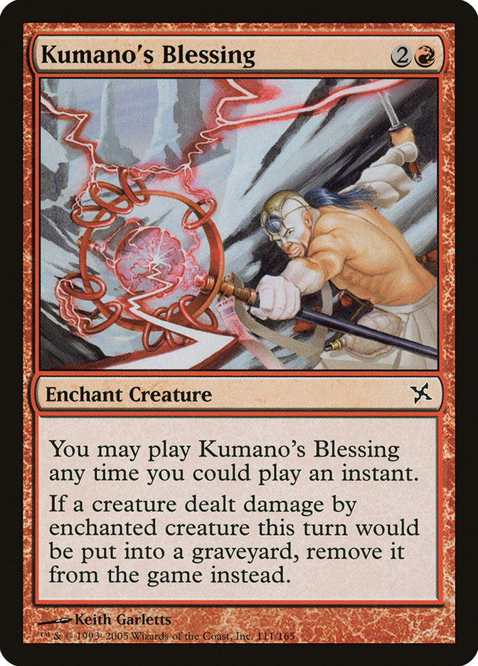 Kumano's Blessing [Betrayers of Kamigawa] MTG Single Magic: The Gathering | Red Claw Gaming