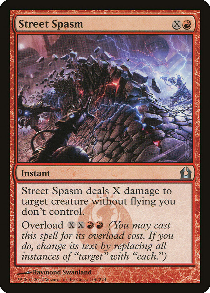 Street Spasm [Return to Ravnica] MTG Single Magic: The Gathering | Red Claw Gaming