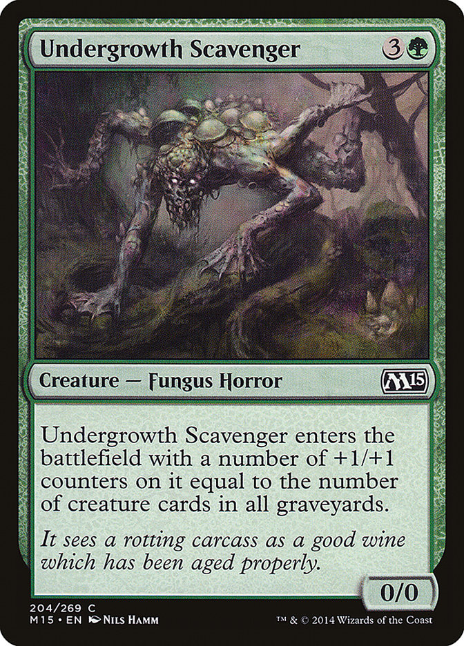 Undergrowth Scavenger [Magic 2015] MTG Single Magic: The Gathering | Red Claw Gaming