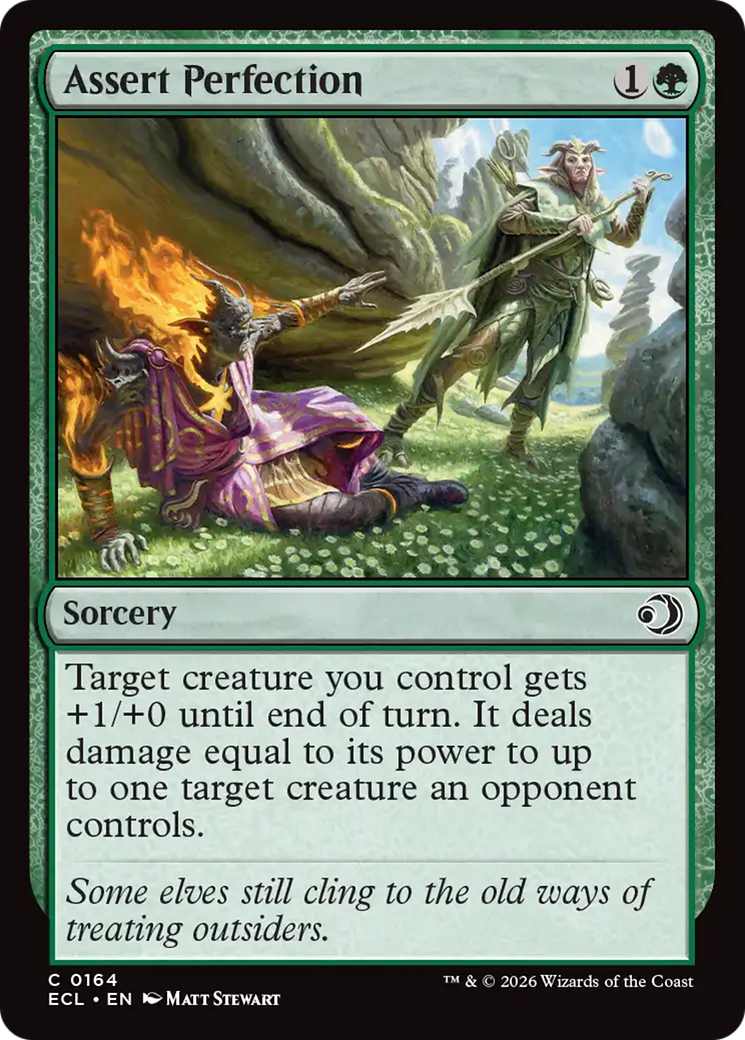 Assert Perfection [Lorwyn Eclipsed] MTG Single Magic: The Gathering | Red Claw Gaming
