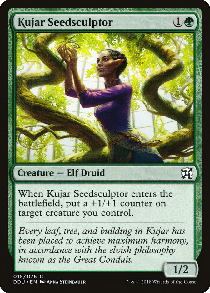 Kujar Seedsculptor [Duel Decks: Elves vs. Inventors] MTG Single Magic: The Gathering | Red Claw Gaming