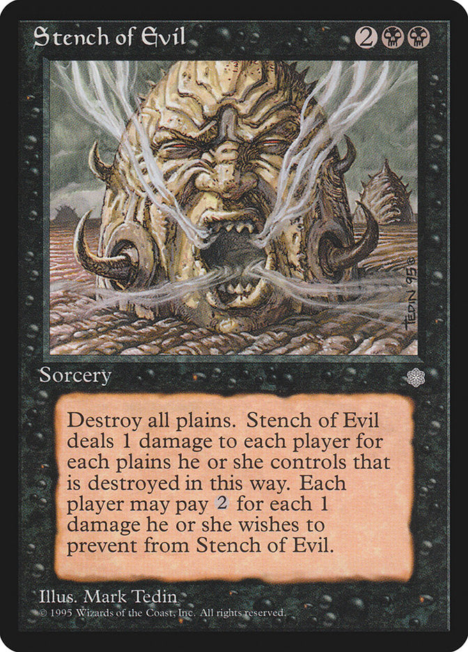 Stench of Evil [Ice Age] MTG Single Magic: The Gathering | Red Claw Gaming