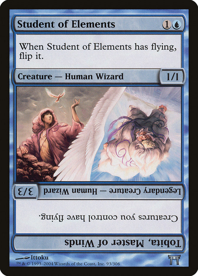 Student of Elements // Tobita, Master of Winds [Champions of Kamigawa] MTG Single Magic: The Gathering | Red Claw Gaming