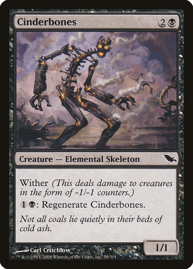 Cinderbones [Shadowmoor] MTG Single Magic: The Gathering | Red Claw Gaming