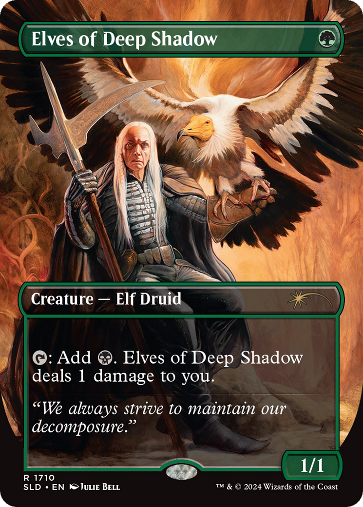 Elves of Deep Shadow (Rainbow Foil) [Secret Lair Drop Series] MTG Single Magic: The Gathering | Red Claw Gaming