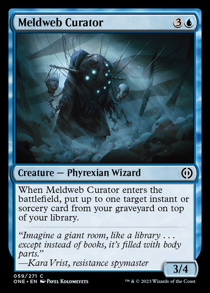 Meldweb Curator [Phyrexia: All Will Be One] MTG Single Magic: The Gathering | Red Claw Gaming