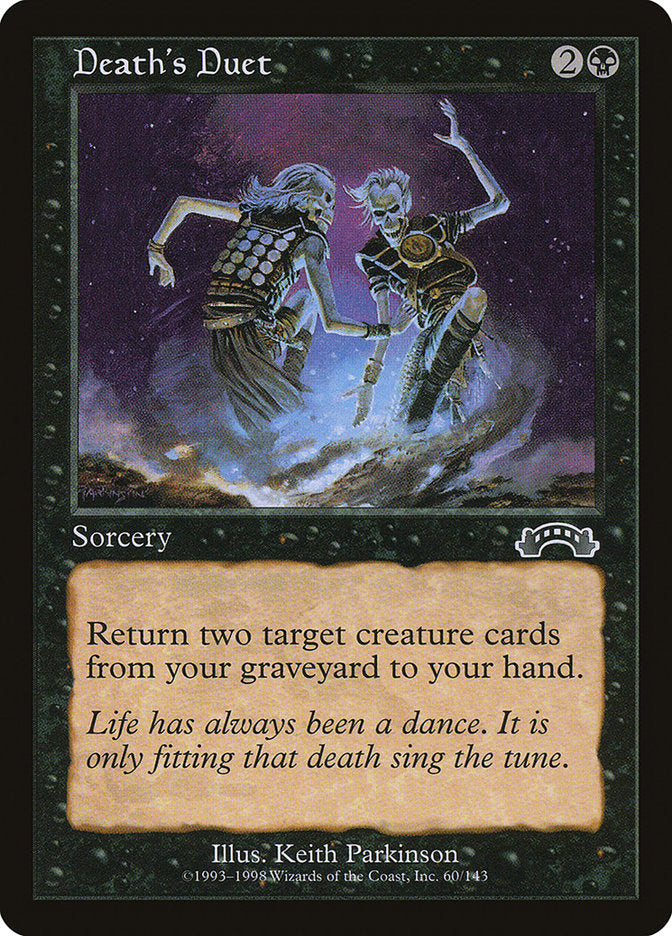 Death's Duet [Exodus] MTG Single Magic: The Gathering | Red Claw Gaming