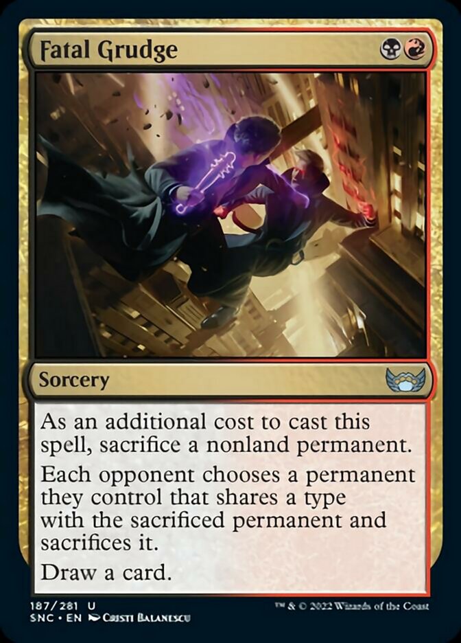 Fatal Grudge [Streets of New Capenna] MTG Single Magic: The Gathering | Red Claw Gaming