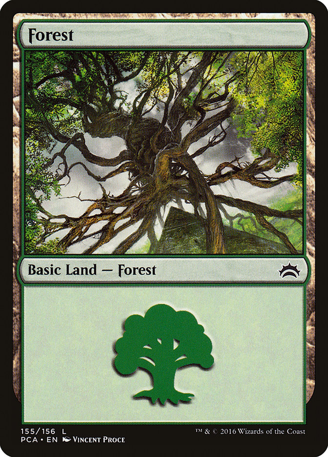 Forest (155) [Planechase Anthology] MTG Single Magic: The Gathering | Red Claw Gaming