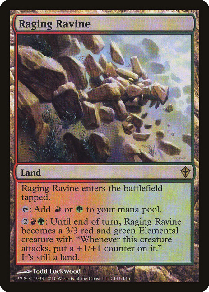 Raging Ravine [Worldwake] MTG Single Magic: The Gathering | Red Claw Gaming