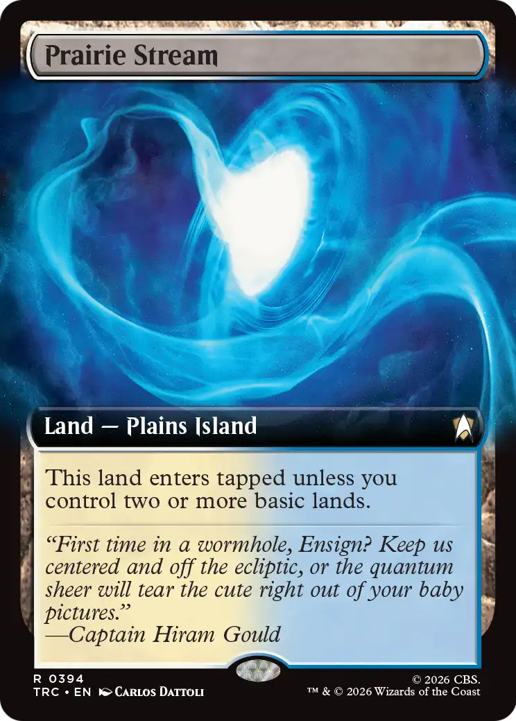 Prairie Stream (Extended Art) [Star Trek Commander] MTG Single Magic: The Gathering | Red Claw Gaming