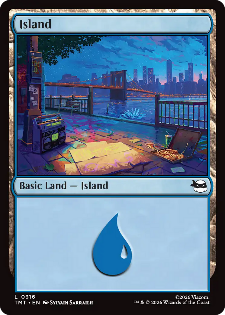 Island (0316) [Teenage Mutant Ninja Turtles] MTG Single Magic: The Gathering | Red Claw Gaming