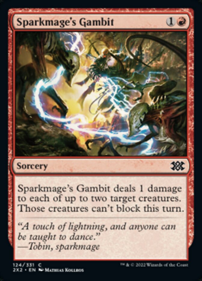 Sparkmage's Gambit [Double Masters 2022] MTG Single Magic: The Gathering    | Red Claw Gaming