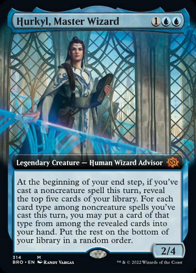 Hurkyl, Master Wizard (Extended Art) [The Brothers' War] MTG Single Magic: The Gathering | Red Claw Gaming