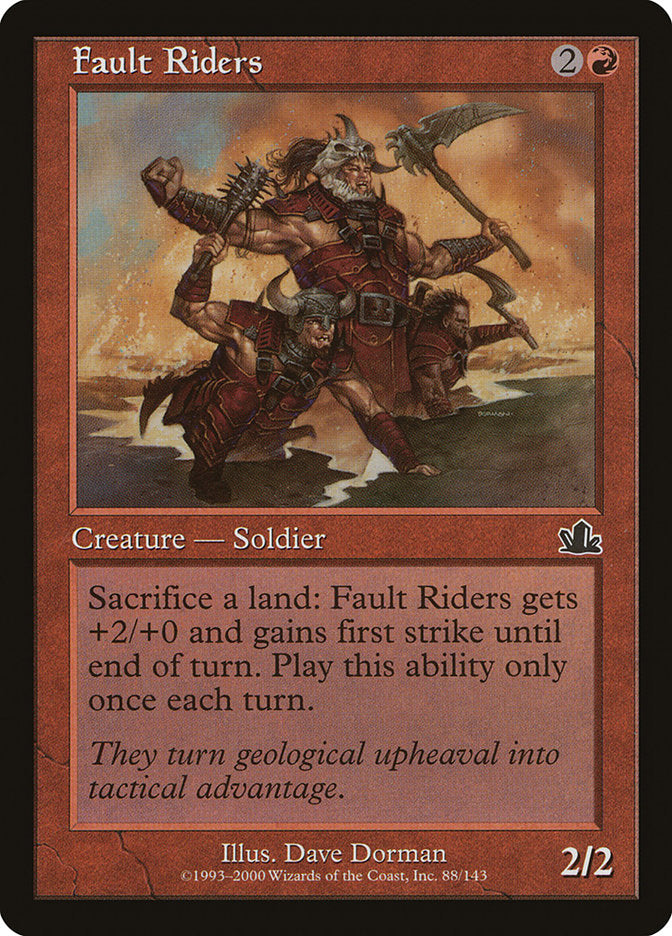 Fault Riders [Prophecy] MTG Single Magic: The Gathering | Red Claw Gaming