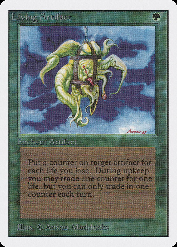 Living Artifact [Unlimited Edition] MTG Single Magic: The Gathering | Red Claw Gaming