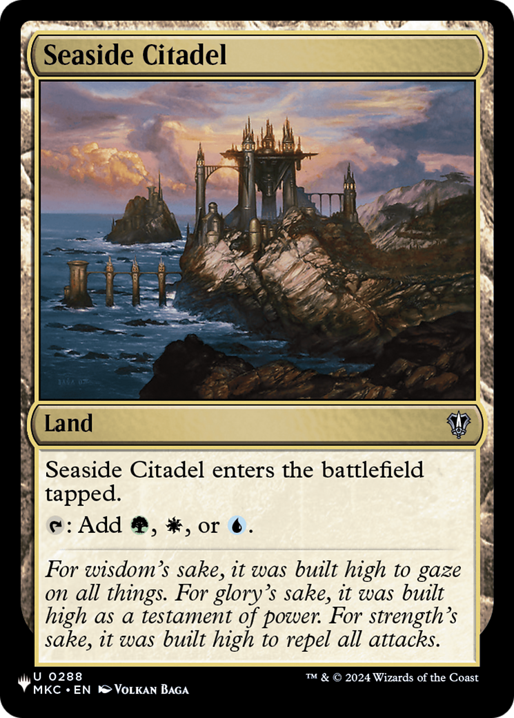 Seaside Citadel (MKC) [The List] MTG Single Magic: The Gathering | Red Claw Gaming
