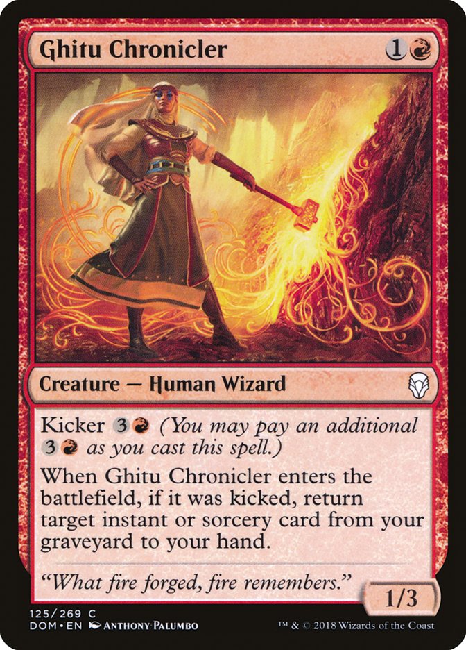 Ghitu Chronicler [Dominaria] MTG Single Magic: The Gathering | Red Claw Gaming