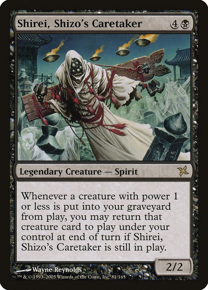 Shirei, Shizo's Caretaker [Betrayers of Kamigawa] MTG Single Magic: The Gathering | Red Claw Gaming