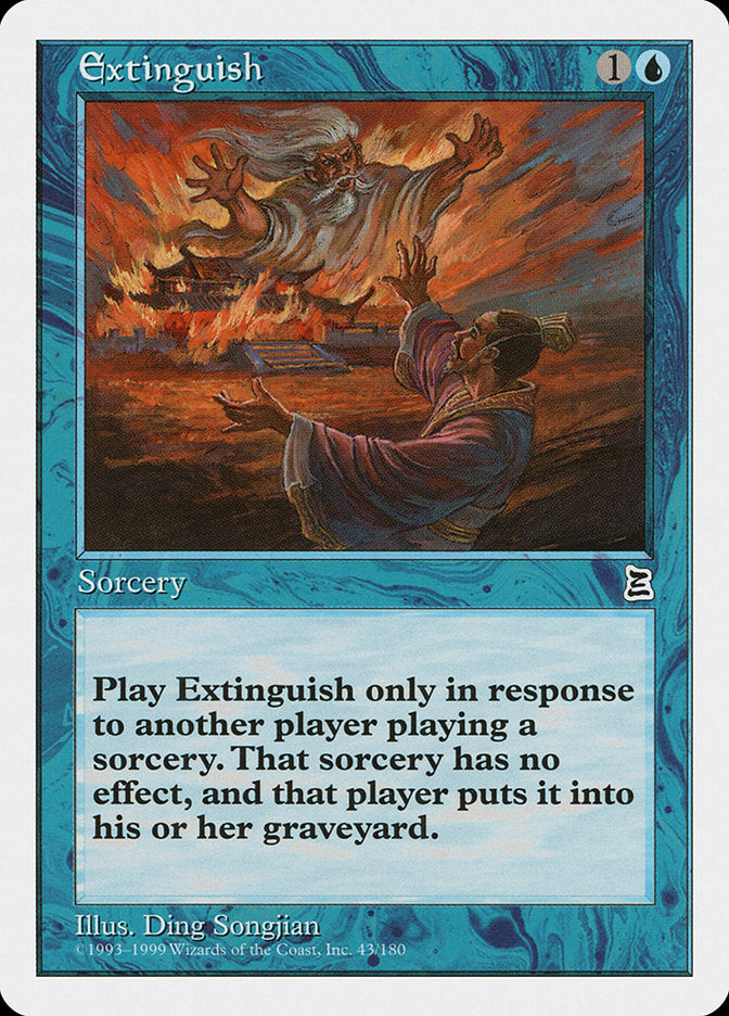 Extinguish [Portal Three Kingdoms] MTG Single Magic: The Gathering | Red Claw Gaming