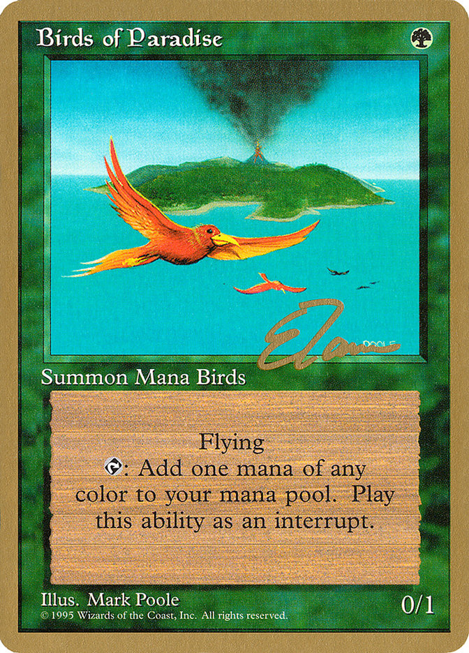 Birds of Paradise (Eric Tam) [Pro Tour Collector Set] MTG Single Magic: The Gathering | Red Claw Gaming