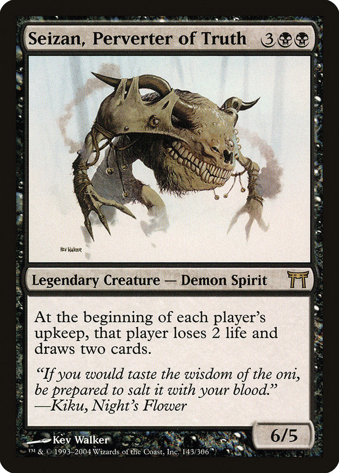 Seizan, Perverter of Truth [Champions of Kamigawa] MTG Single Magic: The Gathering | Red Claw Gaming