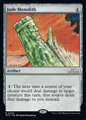 Jade Monolith [30th Anniversary Edition] MTG Single Magic: The Gathering | Red Claw Gaming