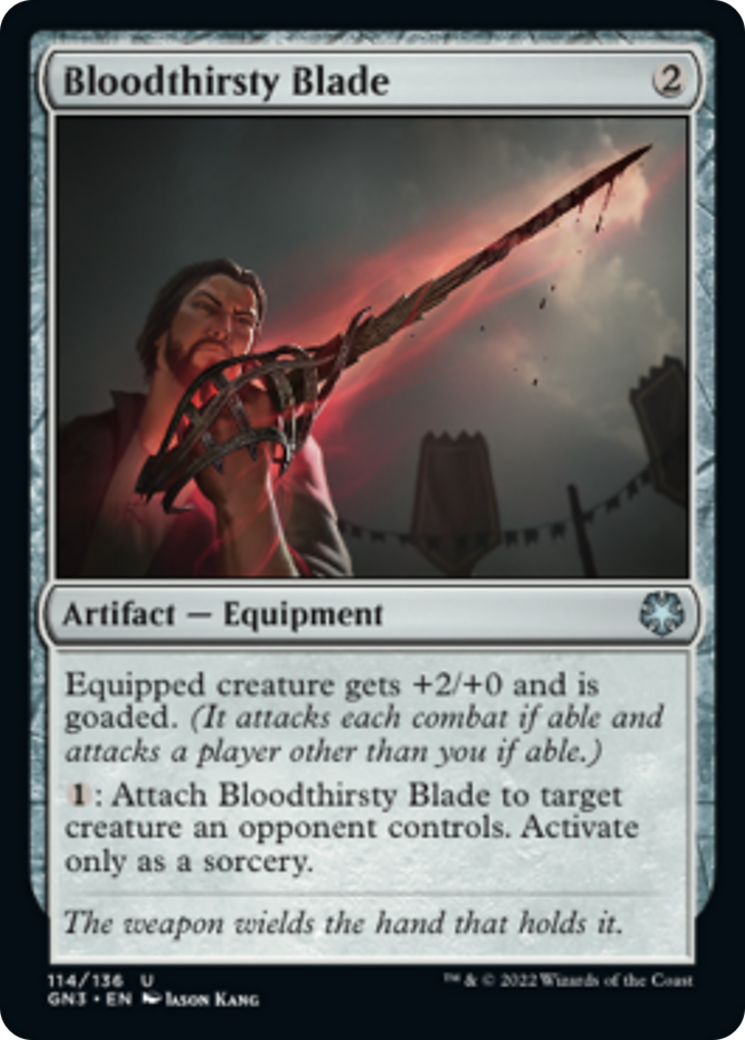 Bloodthirsty Blade [Game Night: Free-for-All] MTG Single Magic: The Gathering | Red Claw Gaming