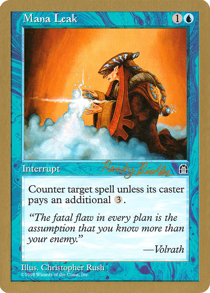 Mana Leak (Randy Buehler) [World Championship Decks 1998] MTG Single Magic: The Gathering | Red Claw Gaming
