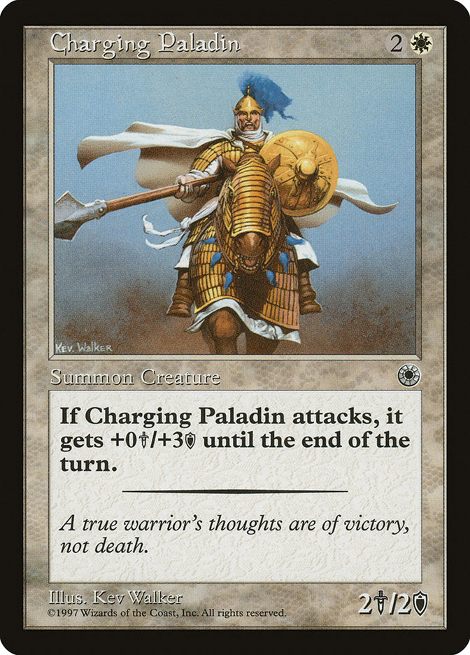 Charging Paladin [Portal] MTG Single Magic: The Gathering | Red Claw Gaming