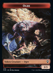 Boar // Ogre Double-Sided Token [Commander Legends: Battle for Baldur's Gate Tokens] MTG Single Magic: The Gathering | Red Claw Gaming