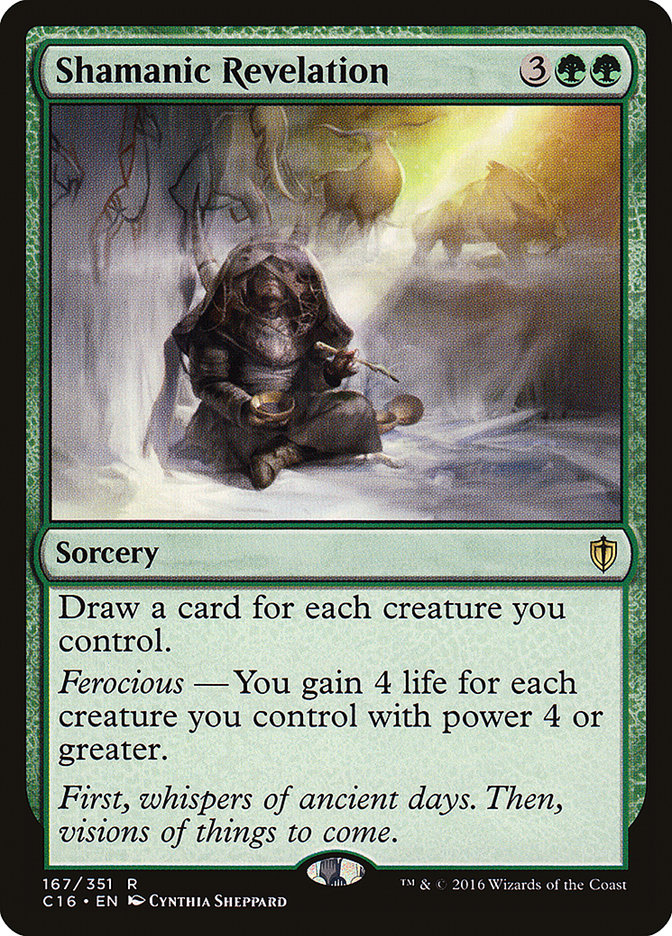 Shamanic Revelation [Commander 2016] MTG Single Magic: The Gathering | Red Claw Gaming