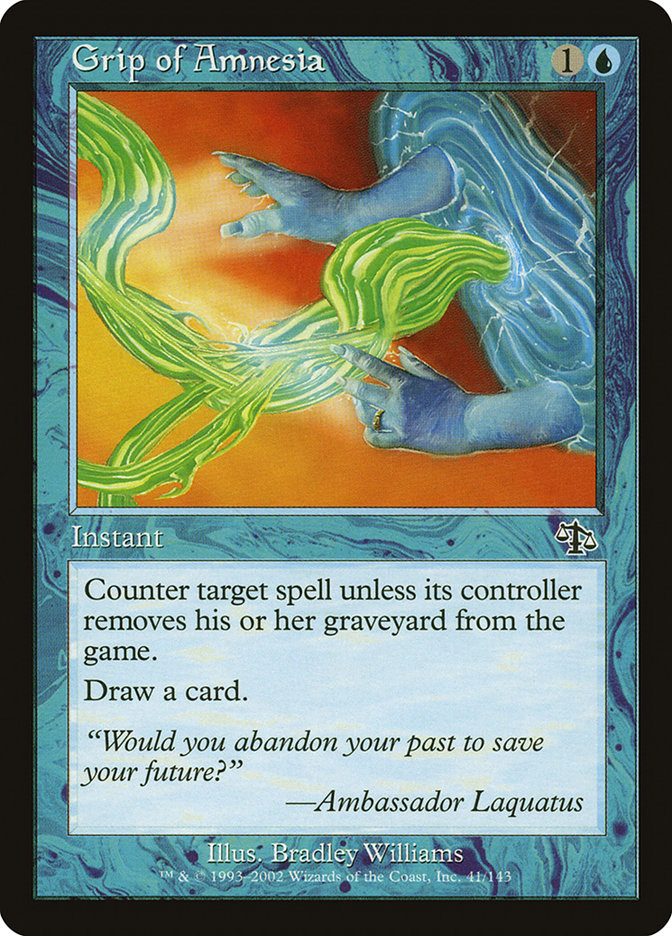 Grip of Amnesia [Judgment] MTG Single Magic: The Gathering | Red Claw Gaming