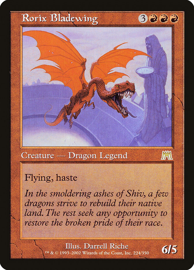 Rorix Bladewing [Onslaught] MTG Single Magic: The Gathering | Red Claw Gaming