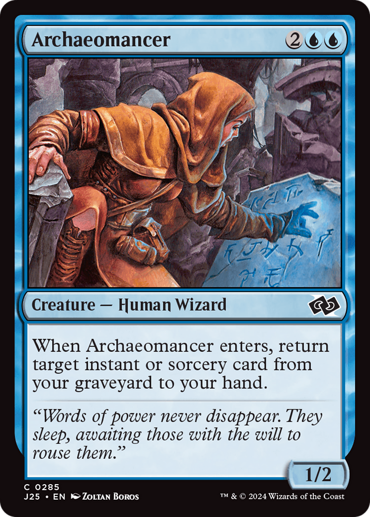 Archaeomancer [Foundations Jumpstart] MTG Single Magic: The Gathering | Red Claw Gaming