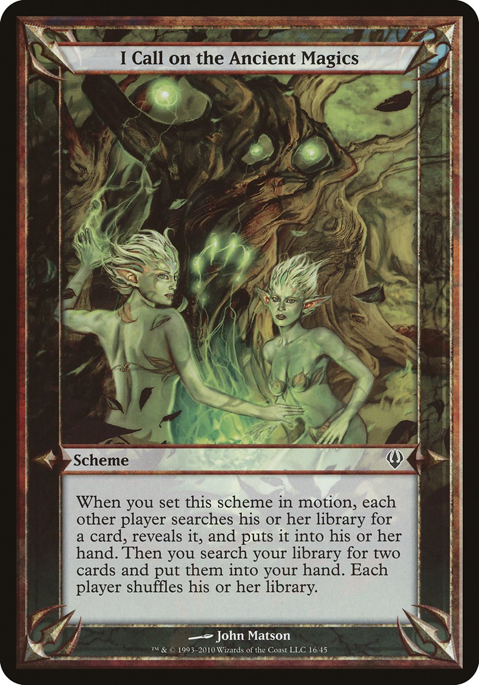 I Call on the Ancient Magics (Schemes) [Archenemy Schemes] MTG Single Magic: The Gathering | Red Claw Gaming