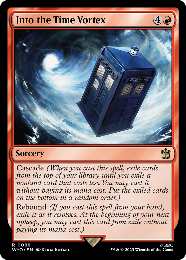 Into the Time Vortex [Doctor Who] MTG Single Magic: The Gathering | Red Claw Gaming