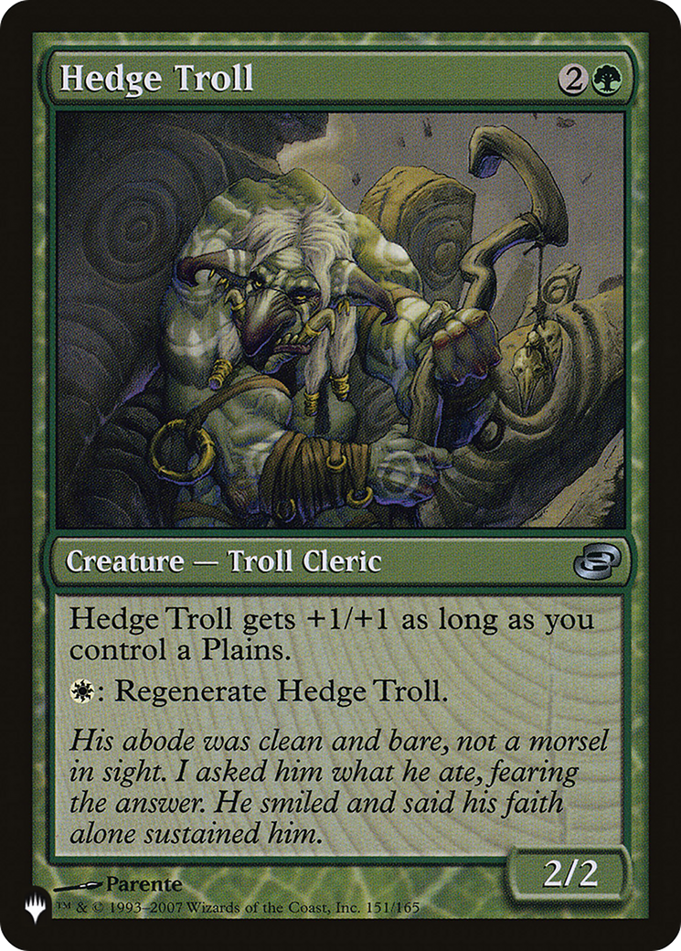 Hedge Troll [The List] MTG Single Magic: The Gathering | Red Claw Gaming