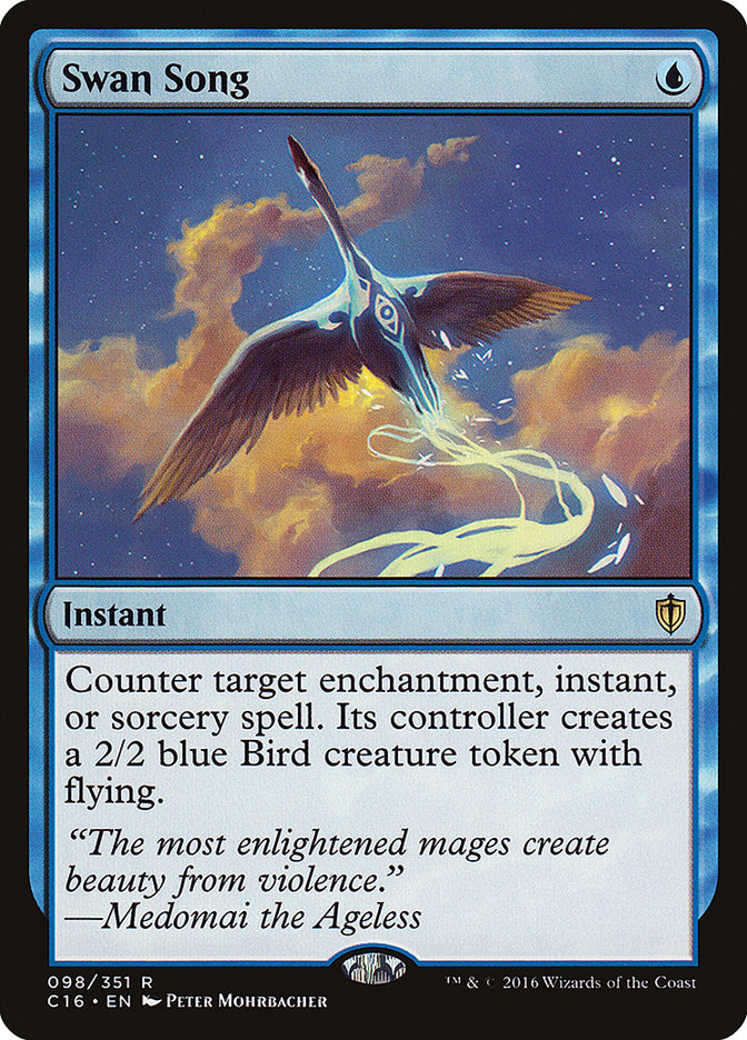 Swan Song [Commander 2016] MTG Single Magic: The Gathering | Red Claw Gaming