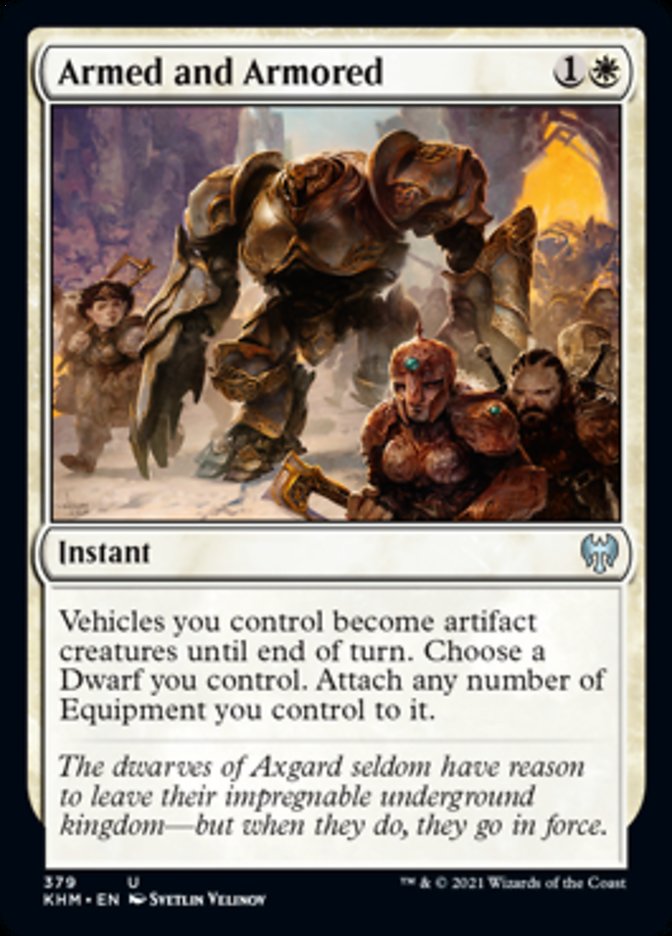 Armed and Armored [Kaldheim] MTG Single Magic: The Gathering | Red Claw Gaming