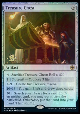 Treasure Chest [Dungeons & Dragons: Adventures in the Forgotten Realms Prerelease Promos] MTG Single Magic: The Gathering | Red Claw Gaming