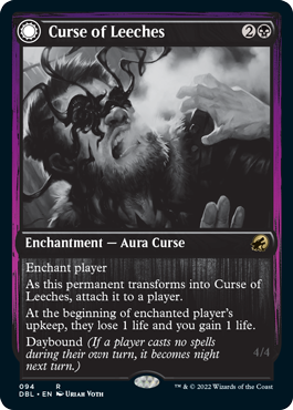Curse of Leeches // Leeching Lurker [Innistrad: Double Feature] MTG Single Magic: The Gathering | Red Claw Gaming