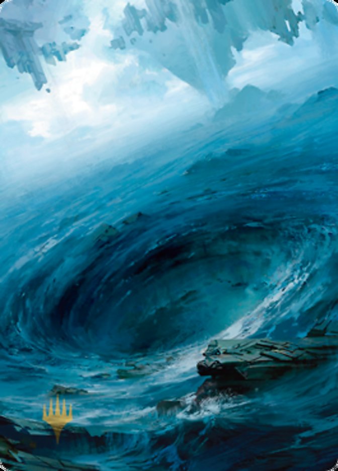 Island 3 Art Card (Gold-Stamped Signature) [Zendikar Rising Art Series] MTG Single Magic: The Gathering | Red Claw Gaming