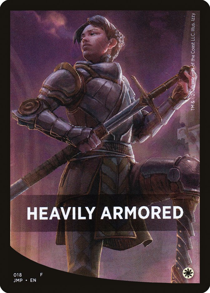 Heavily Armored Theme Card [Jumpstart Front Cards] MTG Single Magic: The Gathering | Red Claw Gaming