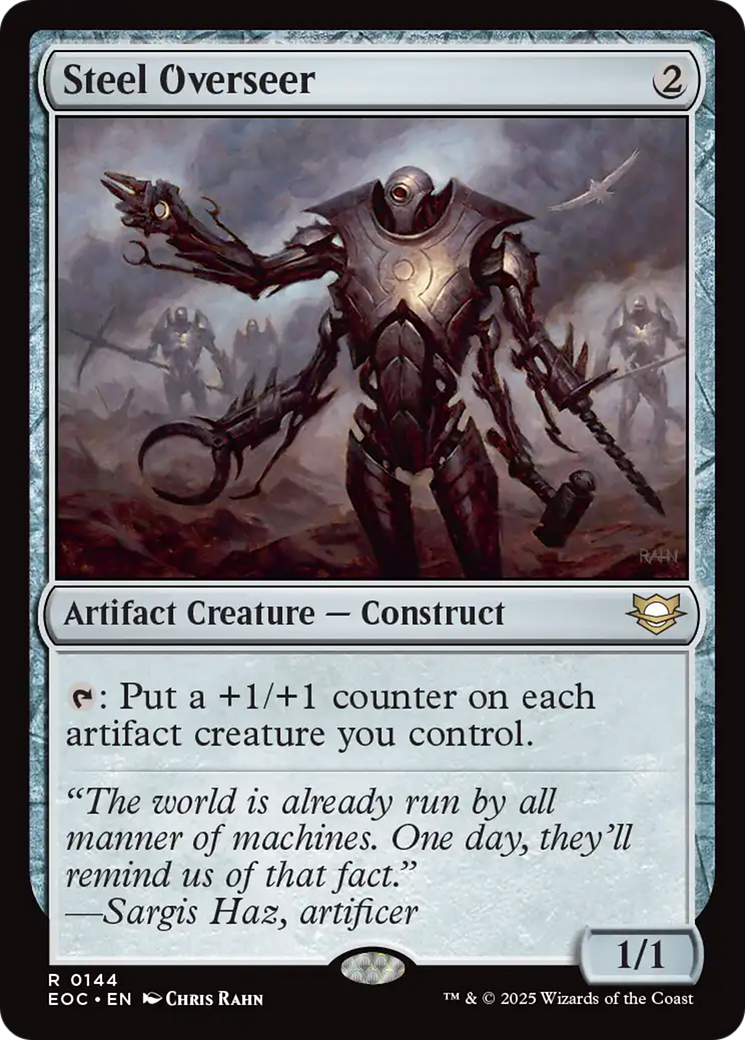 Steel Overseer [Edge of Eternities Commander] MTG Single Magic: The Gathering | Red Claw Gaming