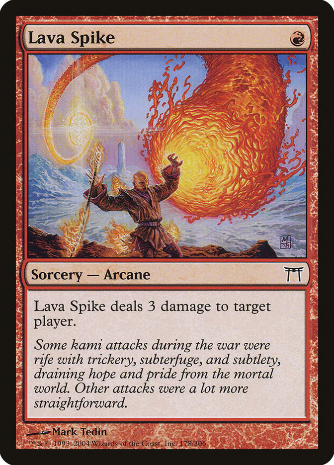 Lava Spike [Champions of Kamigawa] MTG Single Magic: The Gathering | Red Claw Gaming