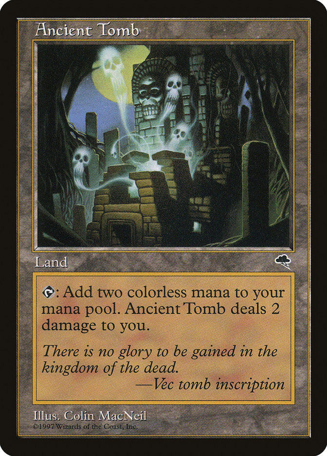 Ancient Tomb [Tempest] MTG Single Magic: The Gathering | Red Claw Gaming